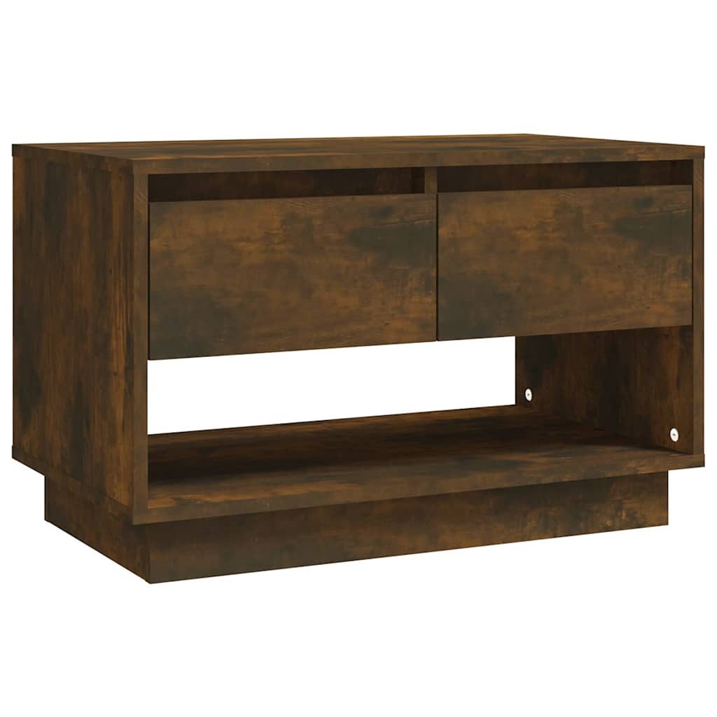 vidaXL TV-Schrank TV-Schrank Räuchereiche 70x41x44 cm Holzwerkstoff (1-St)