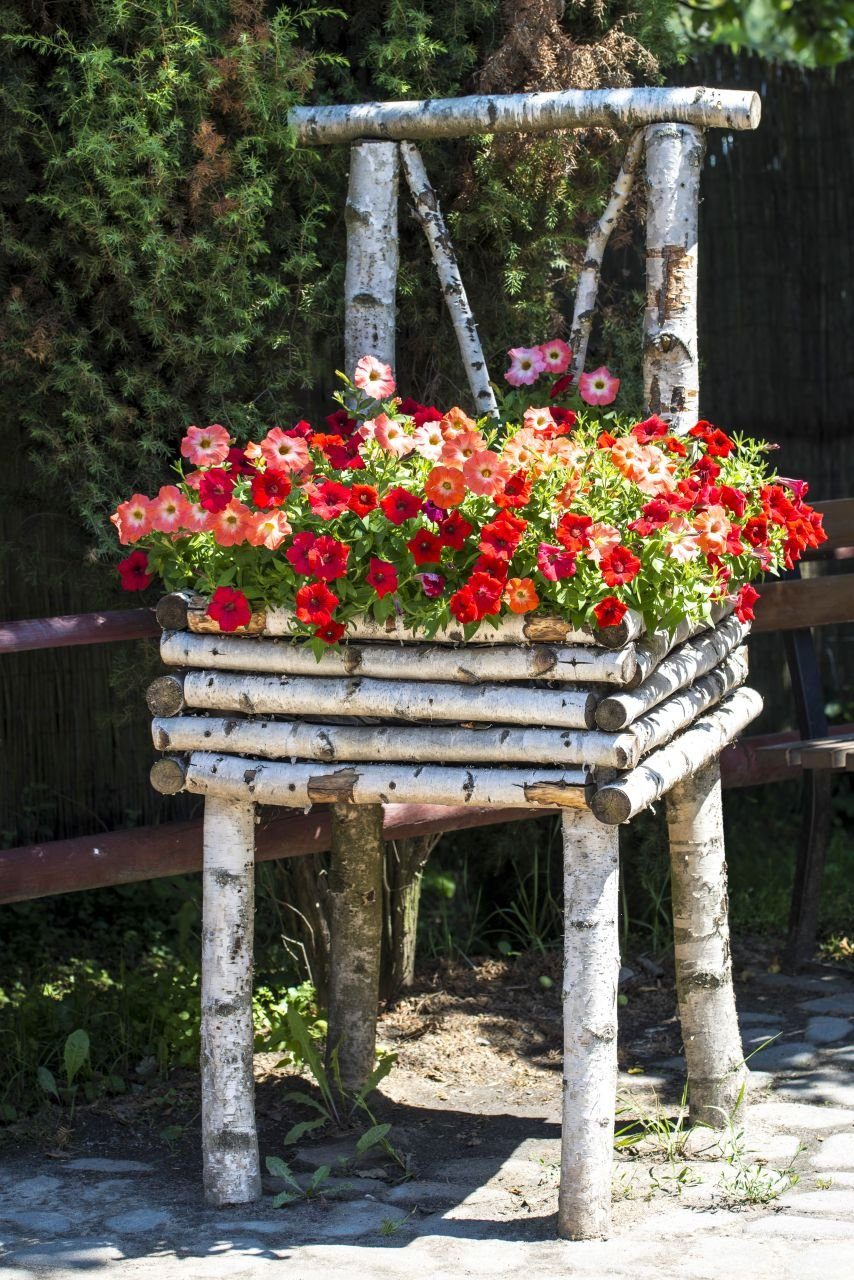 iWerk Dekofigur Birkenstamm 90 cm ø günstig online kaufen