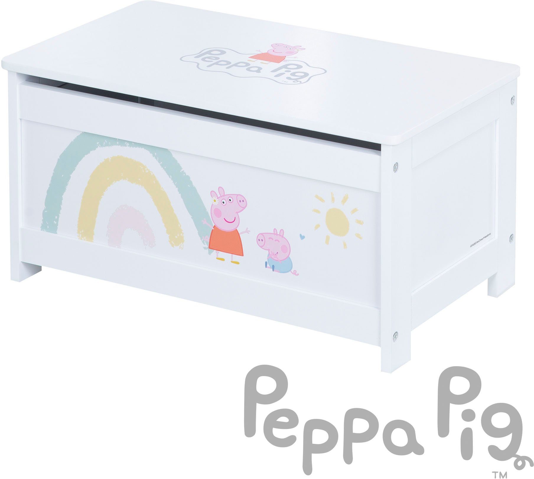 roba® Truhe Peppa Pig, mit Deckelbremse günstig online kaufen