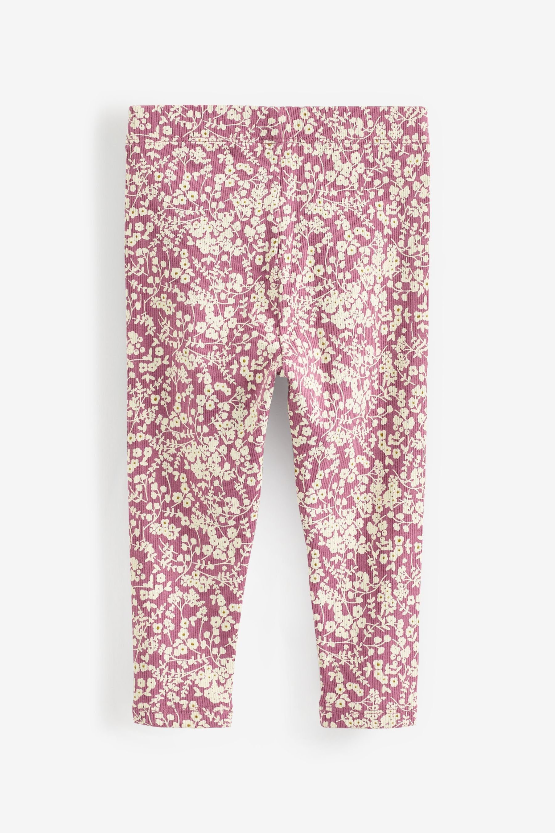 Next Leggings Gerippte Jersey-Leggings im 5er-Pack günstig online kaufen