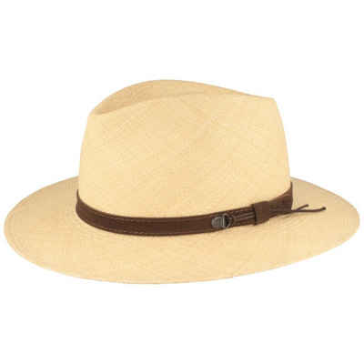 Breiter Strohhut Panama Hut in Herrenform mit UV-Schutz 50+