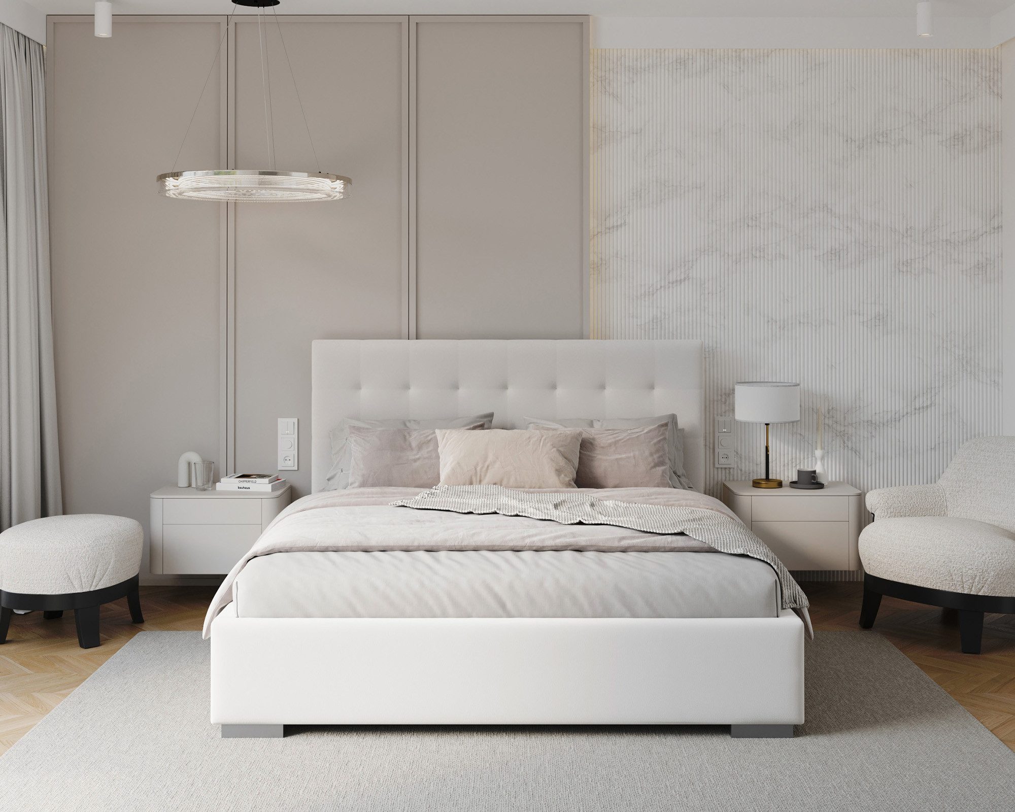 thematys Polsterbett Samt Velours Bett mit Bettkasten & Lattenrost, 120x200–180x200 cm (Optional mit 28 cm H3/H4 Taschenfederkern oder 23 cm Taschenfederkern-Matratze H2, hydraulisches Stauraumbett)