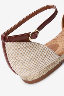 Next Espadrilles mit Knöchelriemen, extra weit Sandale (1-tlg)