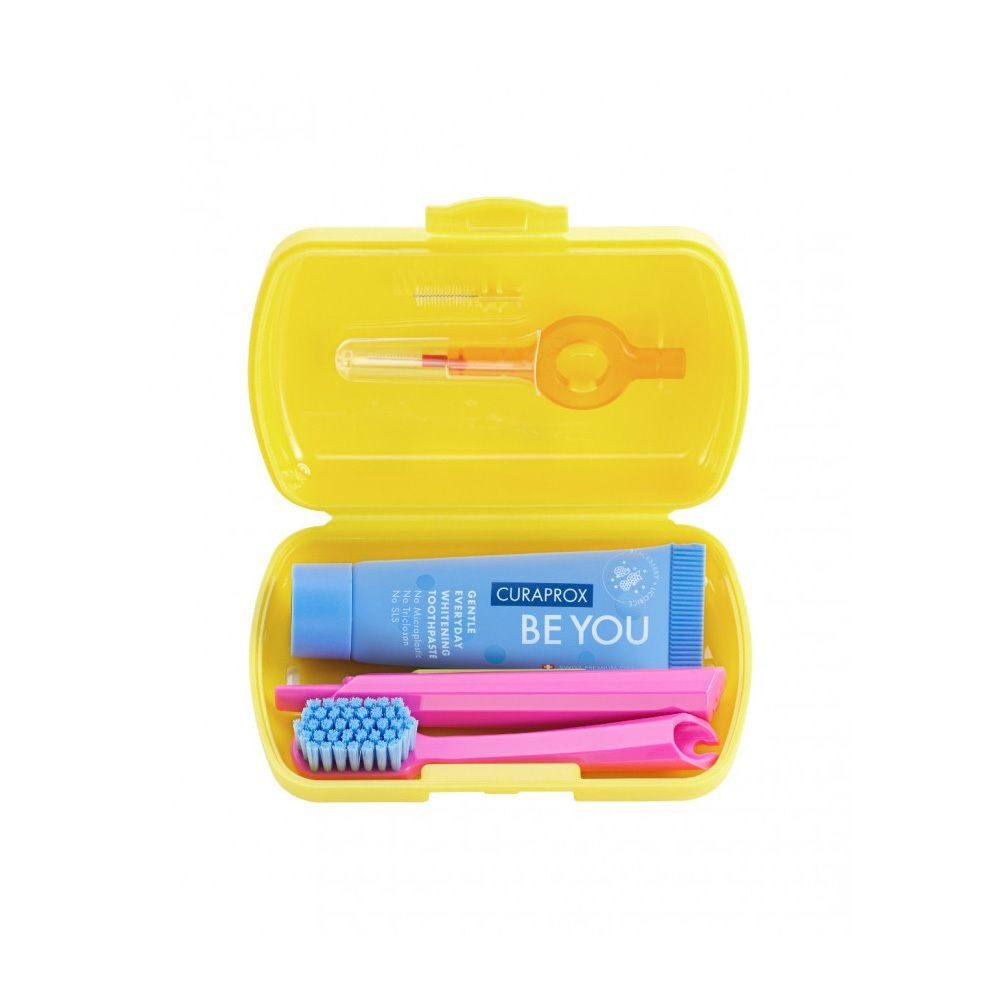 CURAPROX Zahnbürste Travel set yellow