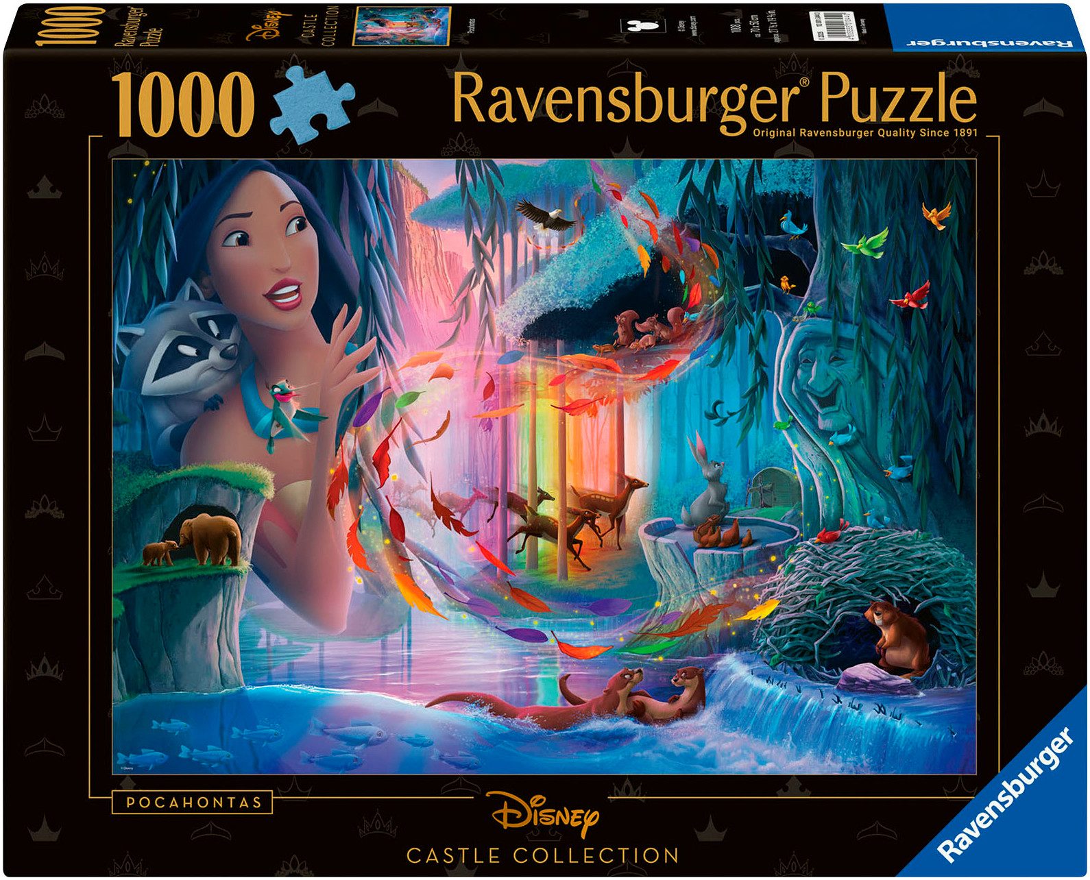 Ravensburger Puzzle Disney Castle: Pocahontas, 1000 Puzzleteile, Made in Ge günstig online kaufen