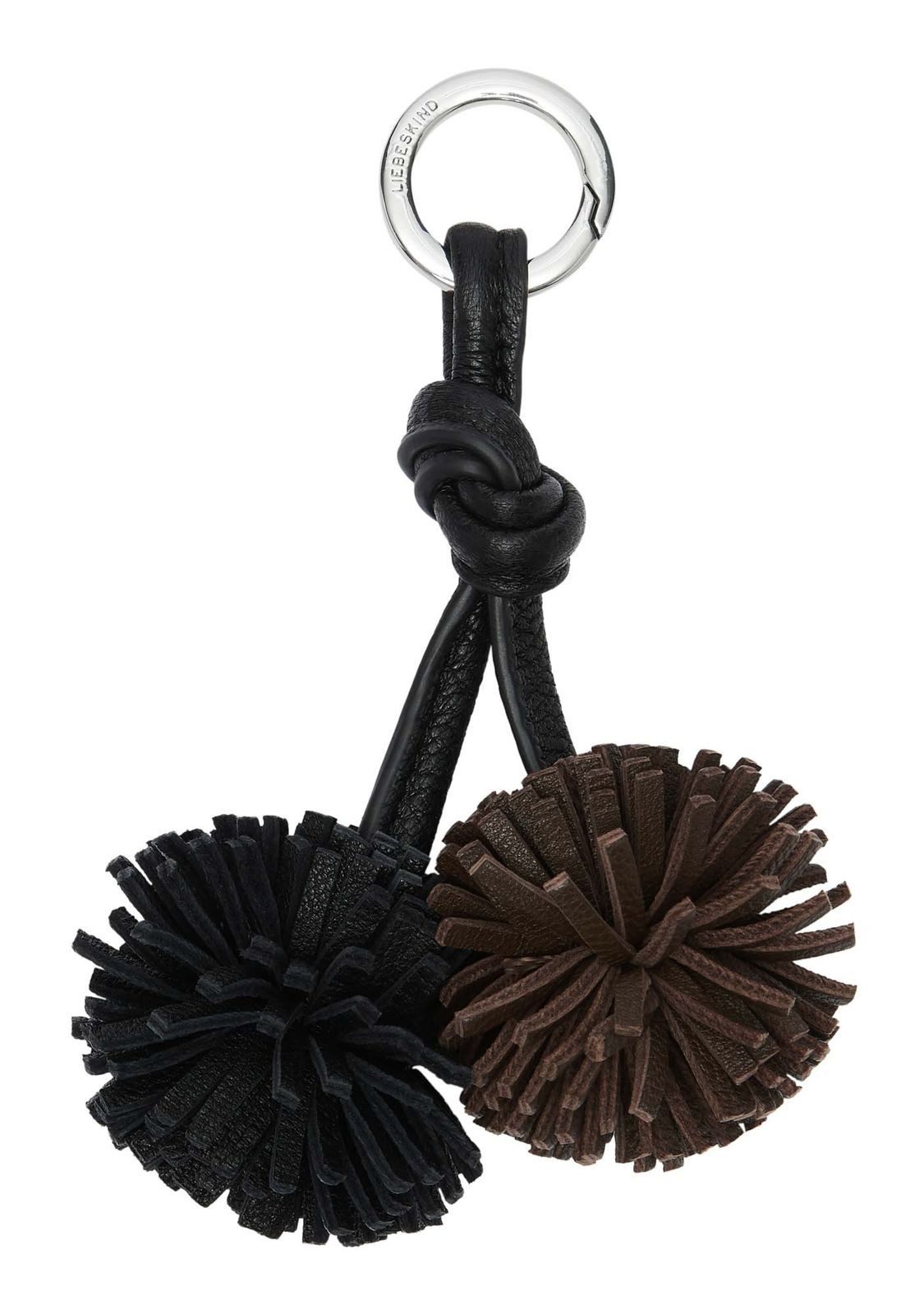 Liebeskind Berlin Schlüsselanhänger Pom Pom Keyring, aus echtem Leder