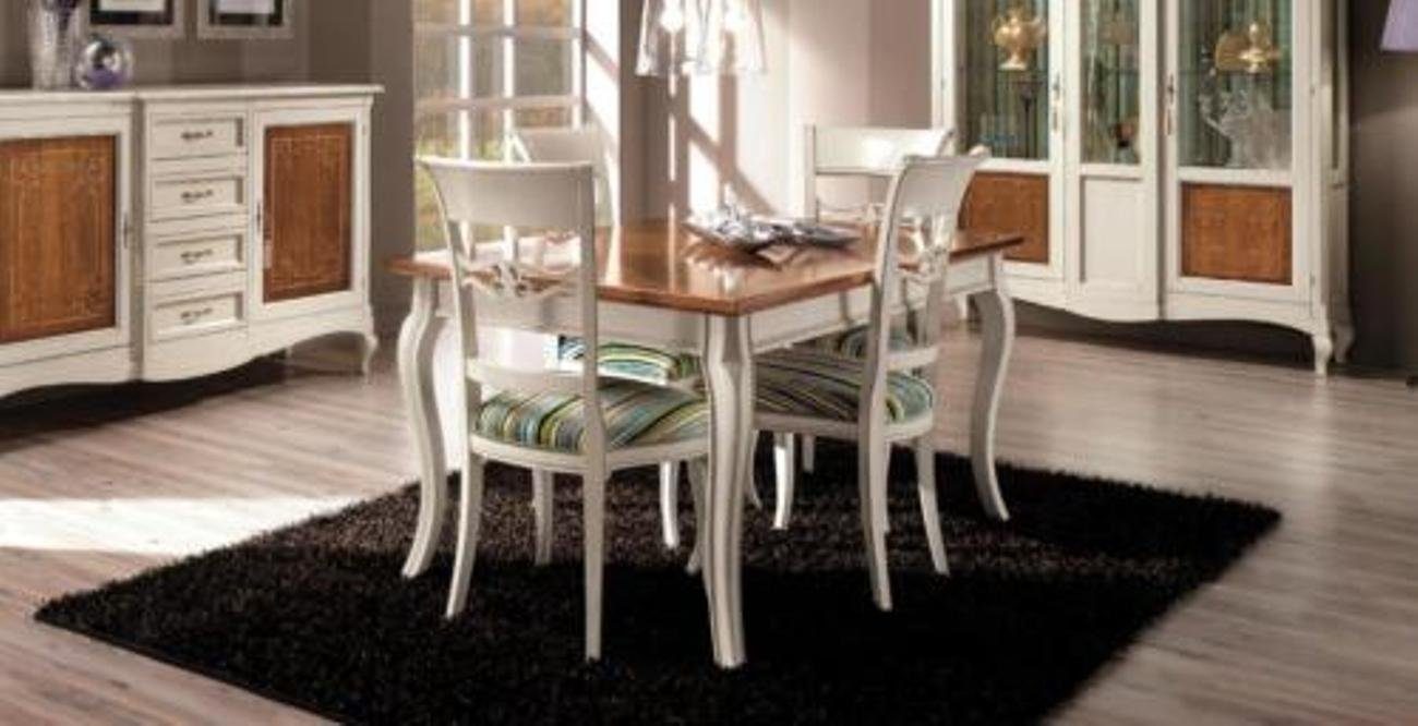 JVmoebel Esszimmer-Set, Esstisch + 4x Stühle Stuhl Esszimmer Set Essgruppe Modern Tisch Tische