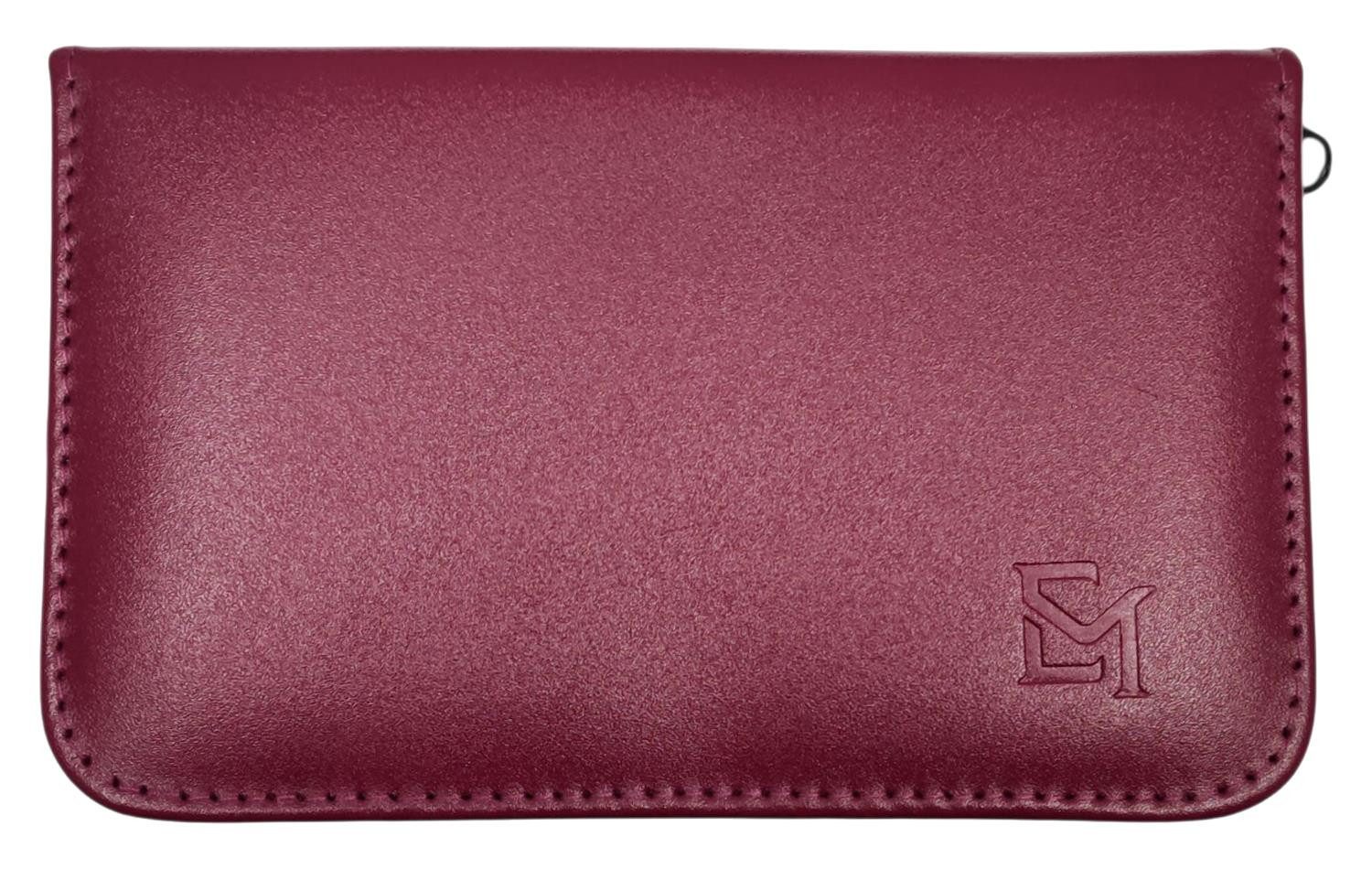 EloModa Maniküre-Kosmetik-Etui 12teiliges Solingen* Maniküre Set mit Leder-Etui Nagelpflege, Made in, 12 tlg., Made in Germany, Solinger Qualität, Echtleder-Etui, Gehärteter Stahl