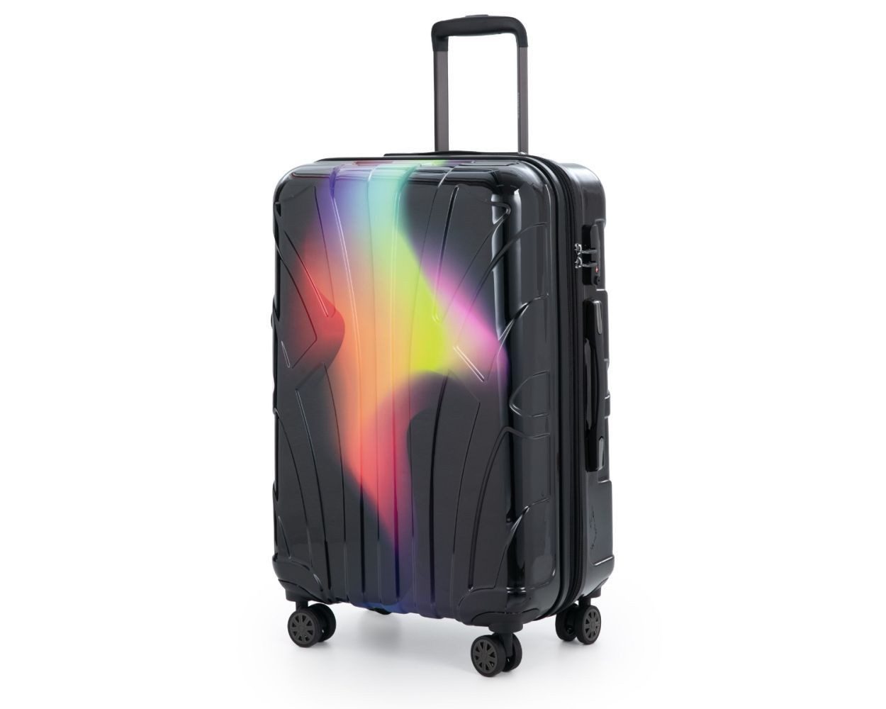 Suitline Koffer S1, 4 Rollen, mittelgroßer Hartschalen-Koffer Check-In Reisekoffer TSA 68 L