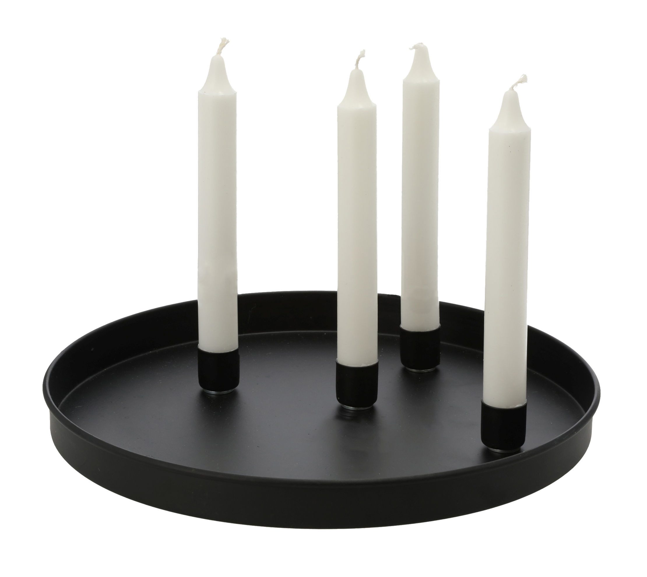 Spetebo Tischkerzenhalter Metall Kerzentablett - ca. Ø 30 cm (Artikel beste günstig online kaufen