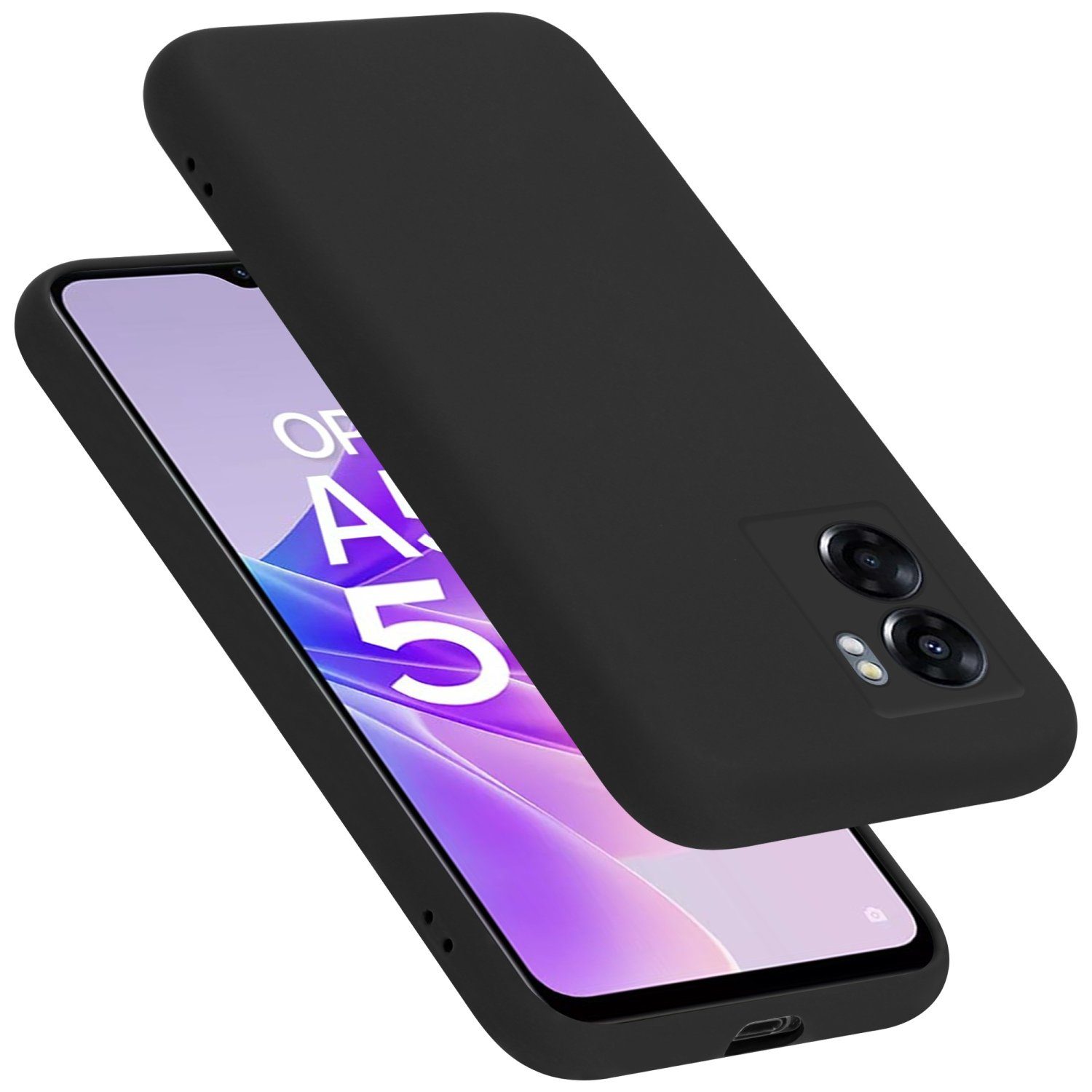 Cadorabo Handyhülle für Oppo A57 5G / Realme V23 Hülle Oppo A57 5G / A77 5G / Realme V23, Flexible Hülle TPU Silikon Schutzhülle Back Cover Case