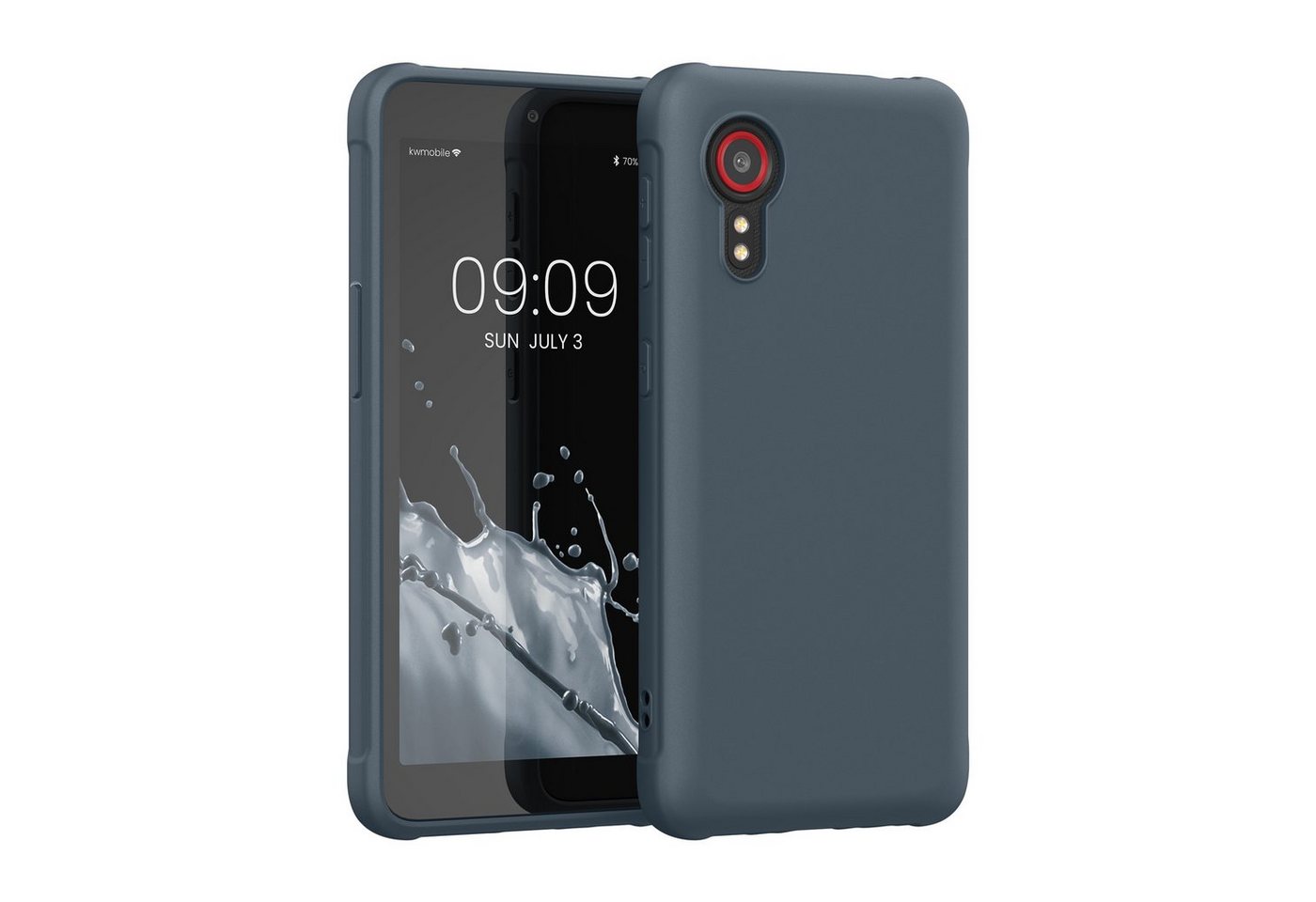 kwmobile Handyhülle Hülle für Samsung Galaxy Xcover 5, Hülle Silikon - Soft Handyhülle - Handy Case Cover