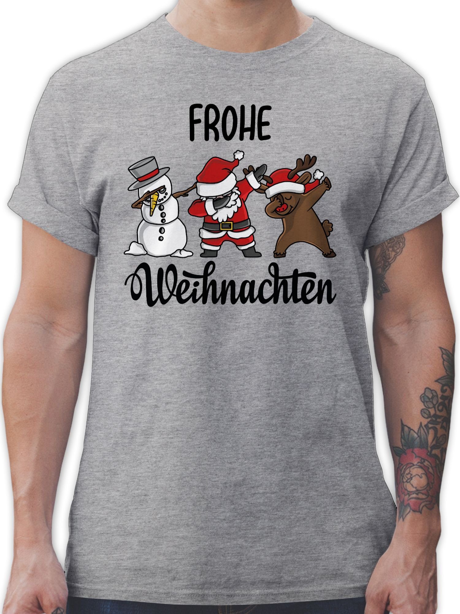 Shirtracer T-Shirt Dabbing Frohe Weihnachten I günstig online kaufen