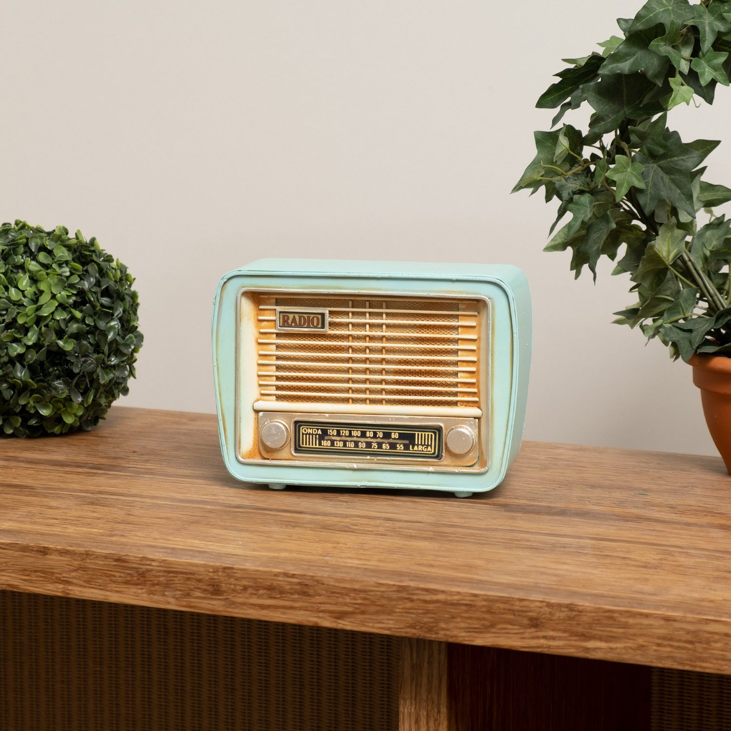 Moritz Spardose Blech-Spardose Radio türkis, Modell günstig online kaufen