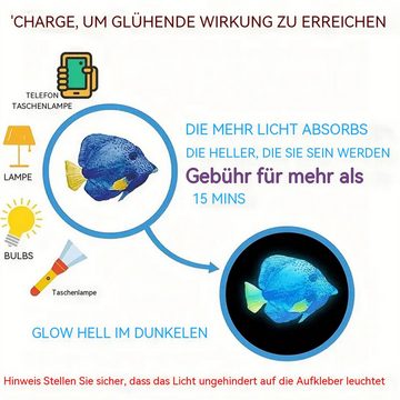 RefinedFlare Wandtattoo Fluoreszierender dekorativer Wandaufkleber „Unterwasserwelt-Cartoon“.