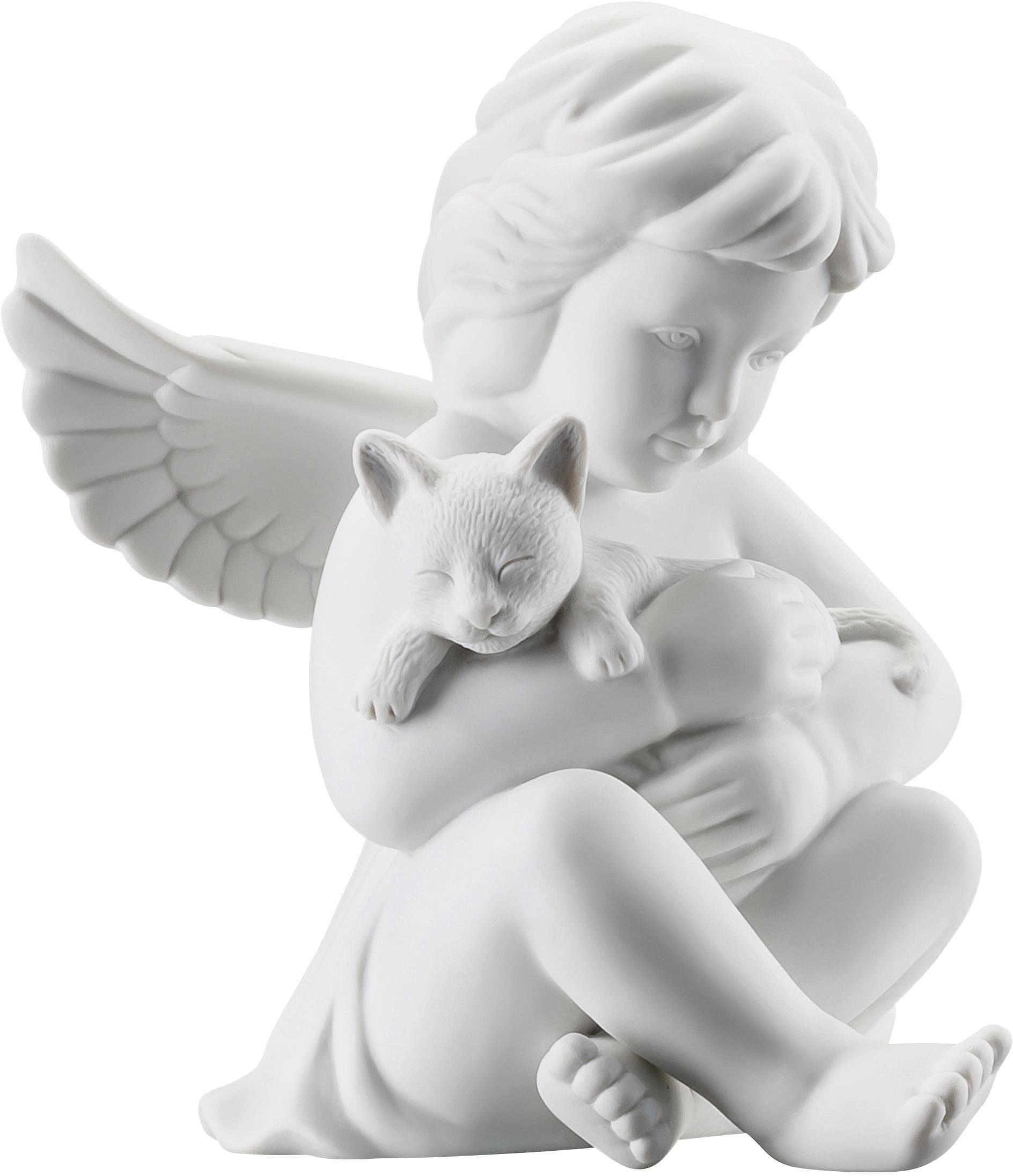 Rosenthal Engelfigur »Engel mit Katze« (1 Stück), Biskuitporzellan, unglasiert-kaufen