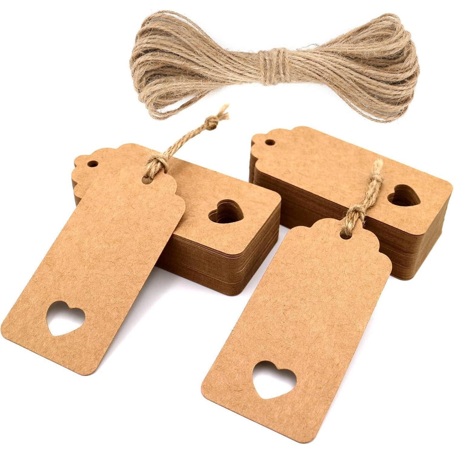 LuxusKollektion Geschenkpapier Anhänger Kraftpapier