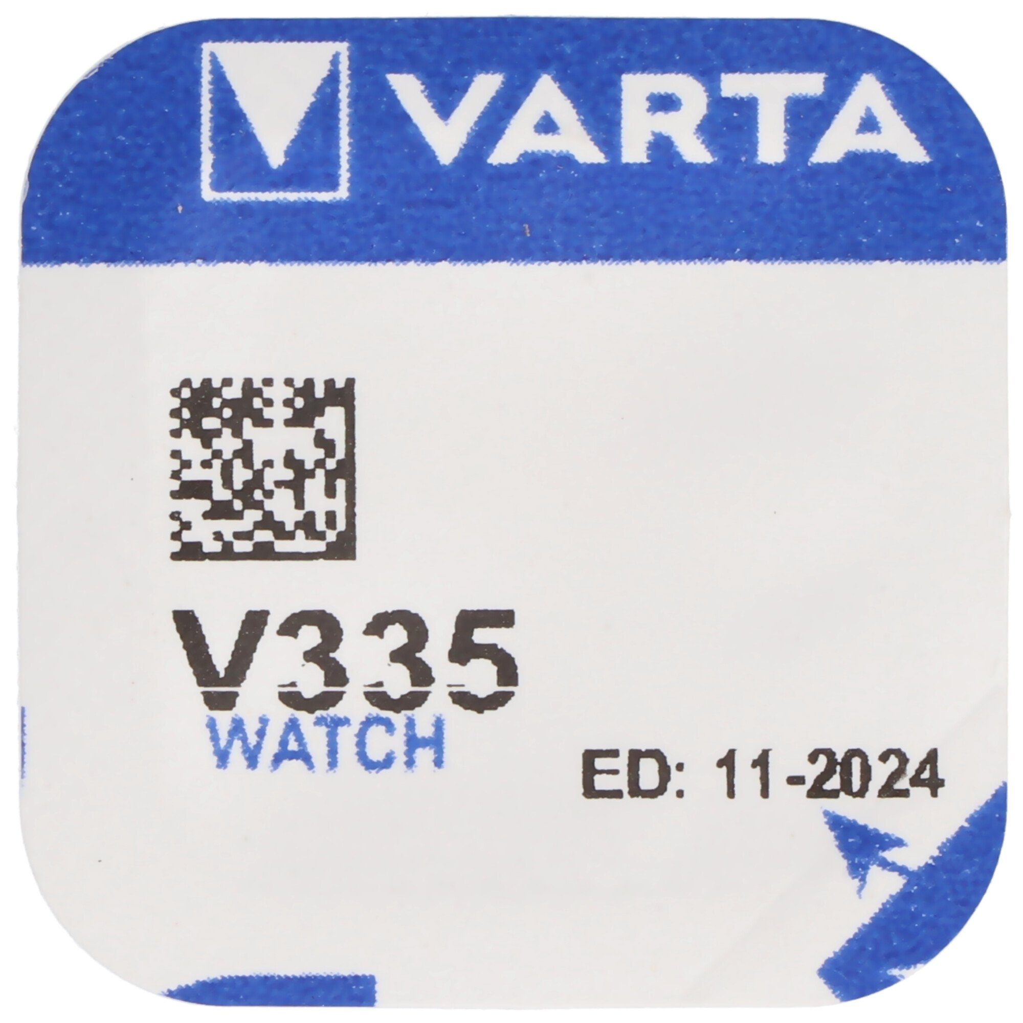 VARTA 335, Varta V335, SR512SW Knopfzelle für Uhren etc. Knopfzelle, (1,6 V)