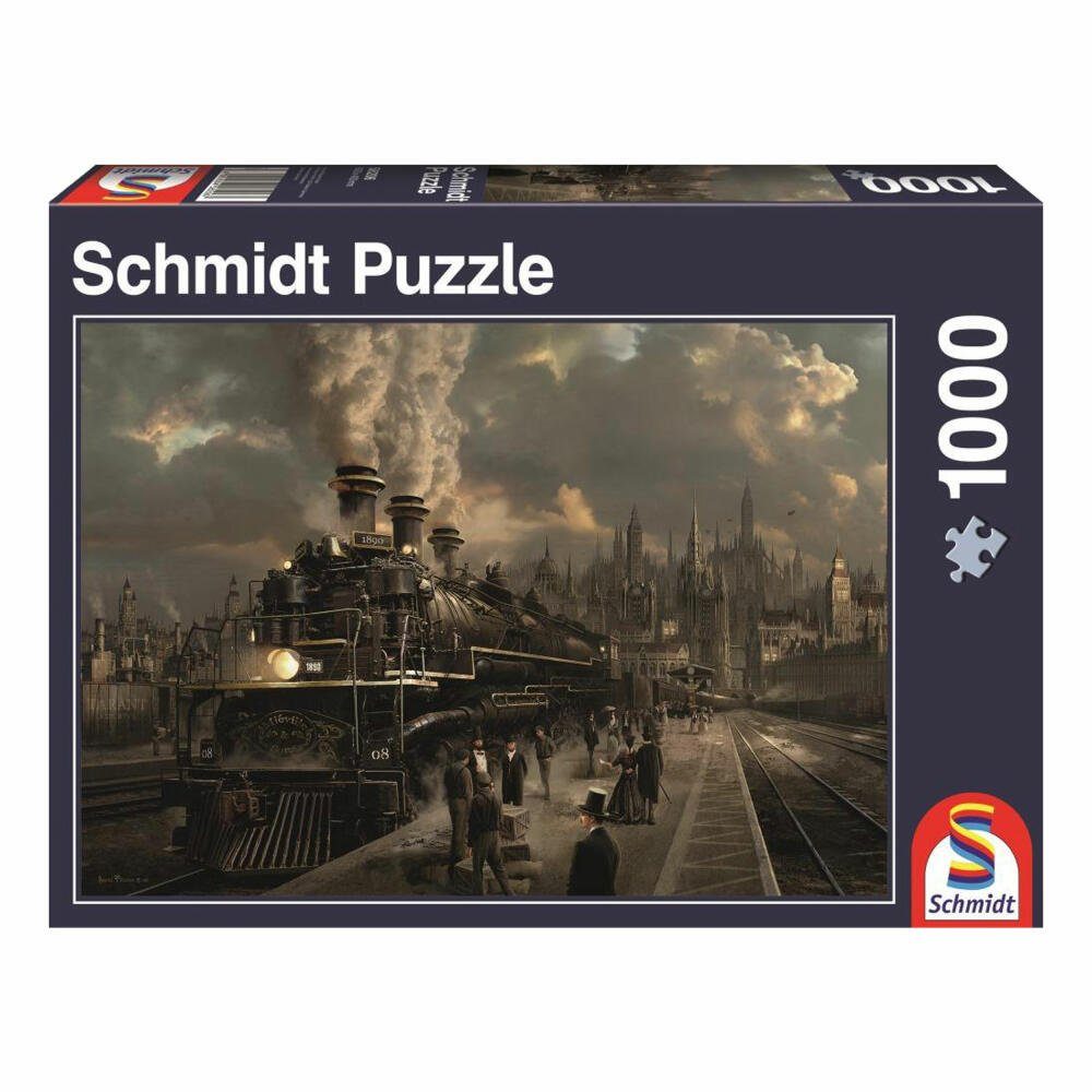 Puzzle Puzzleteile Schmidt 1000 Spiele Lokomotive,