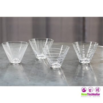 Neuetischkultur Gläser-Set Martini Gläser-Set, 4-teilig, graviert, Glas