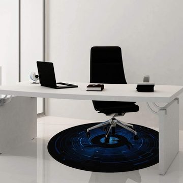 KLIM Gaming Chair Chair Mat K2 Blue, Bodenschutz, Für Gaming Stühle, Für PC Stühle, Für Bürostuhl