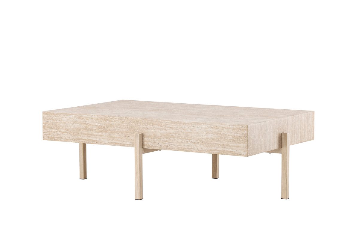 Nordanest Couchtisch VADHOLMEN 126x82cm, FSC®-zertifiziert, 15 cm starke Tischplatte