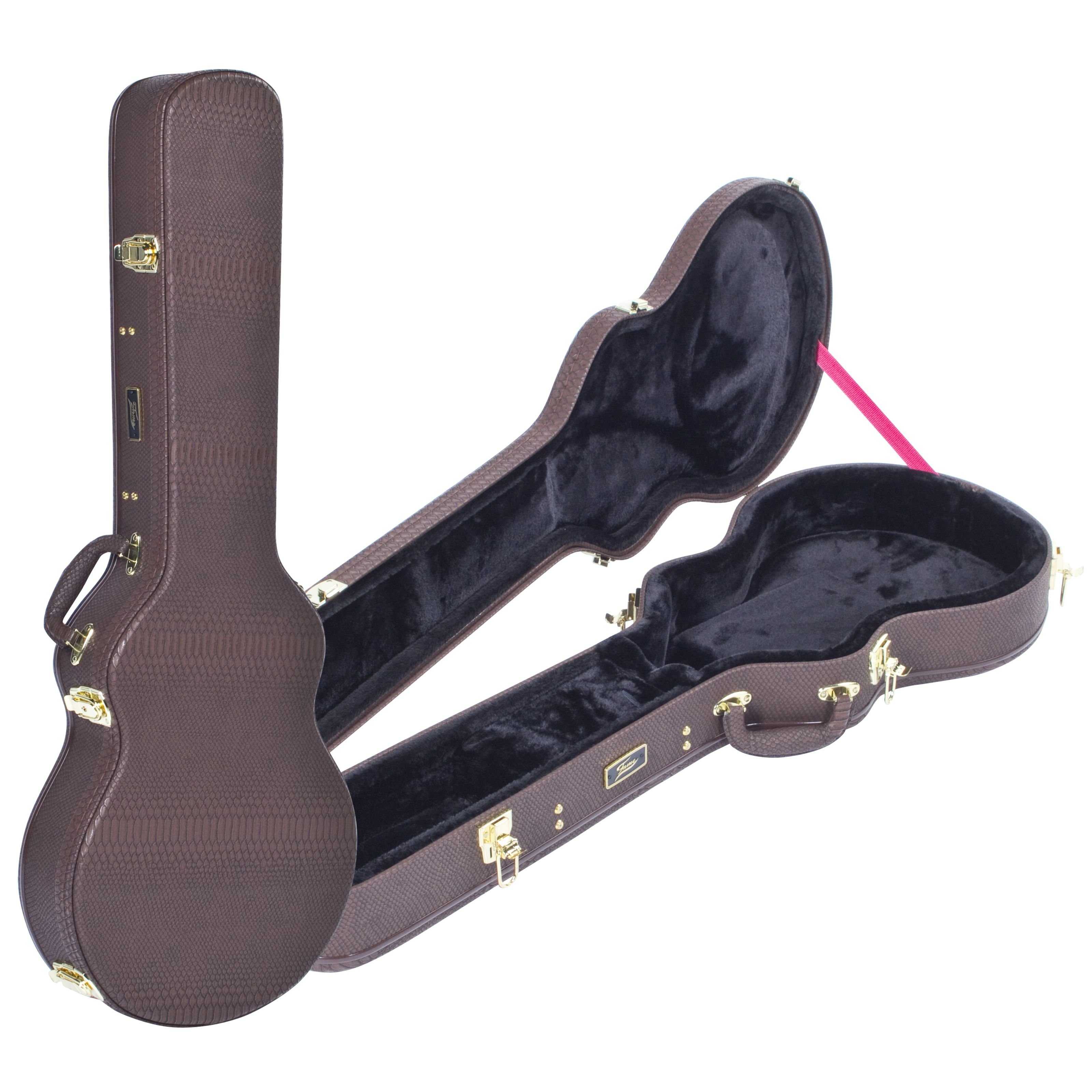 Koffer für E-Gitarren Fame Case Singlecut Guitar Brown