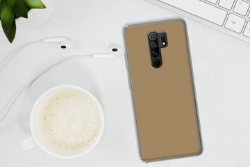 MuchoWow Handyhülle Palette - Beige - Innenbereich, Phone Case, Handyhülle Xiaomi Redmi 9, Silikon, Schutzhülle