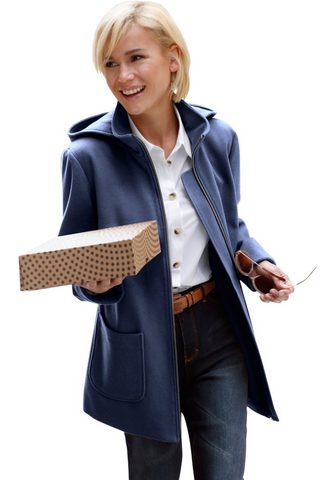 CASUAL LOOKS Куртка в attraktiver Woll-Optik