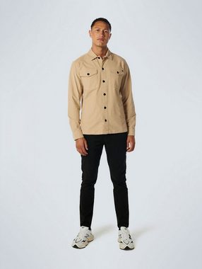 NO EXCESS Langarmhemd Overshirt Button Closure Structure