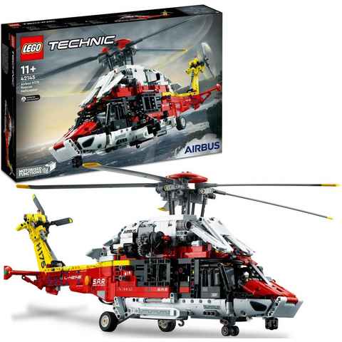 LEGO® Konstruktionsspielsteine Airbus H175 Rettungshubschrauber (42145), LEGO® Technic, (2001 St)