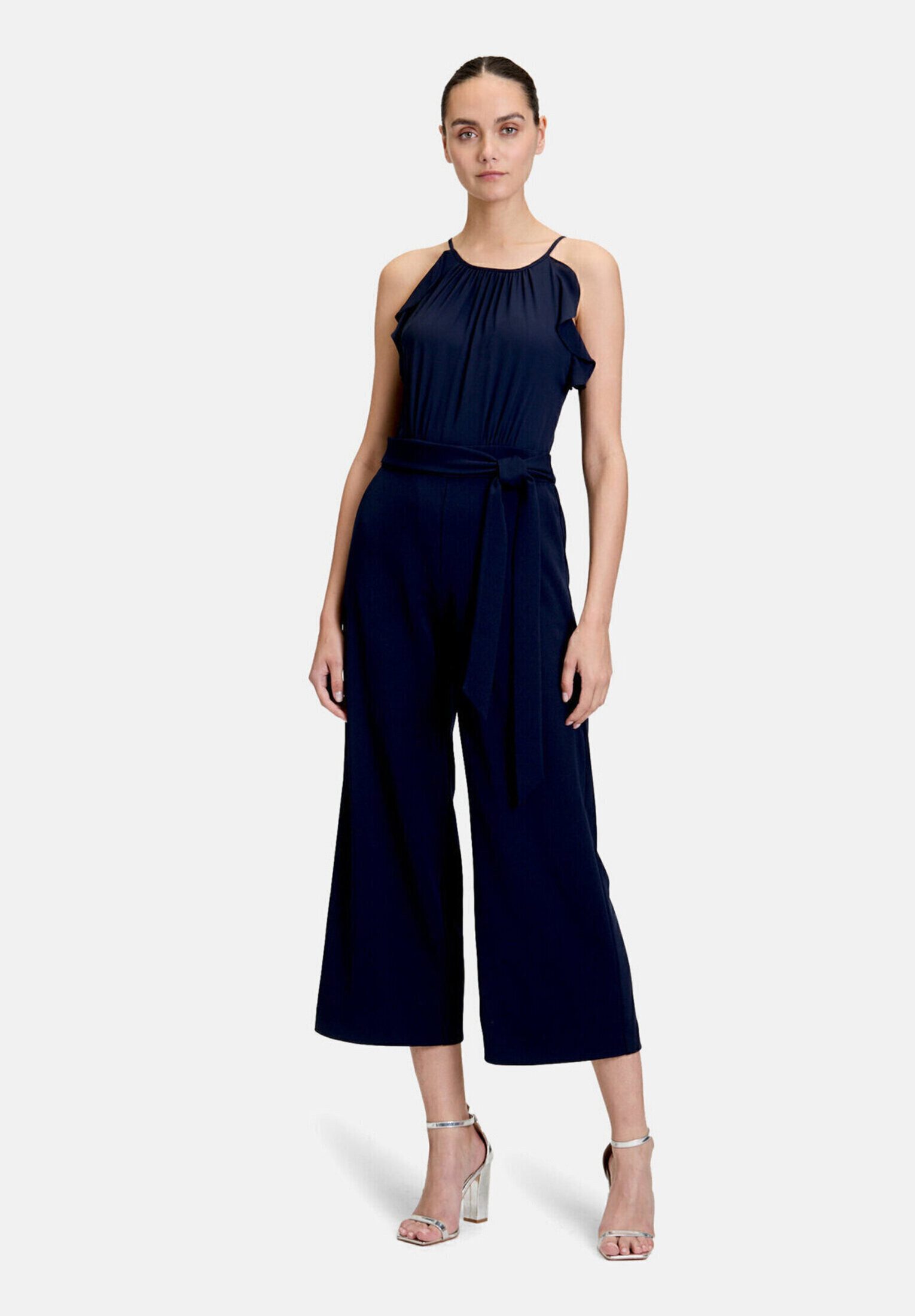 Vera Mont Overall Damen mit Volant (1-tlg) Bindeband