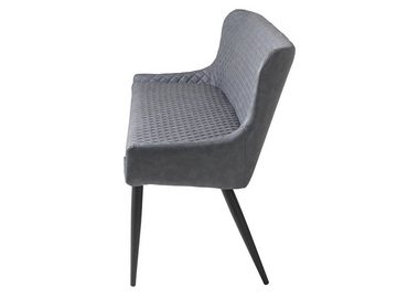 ebuy24 Esszimmerstuhl Otis Küchensofa grau. (1 St)