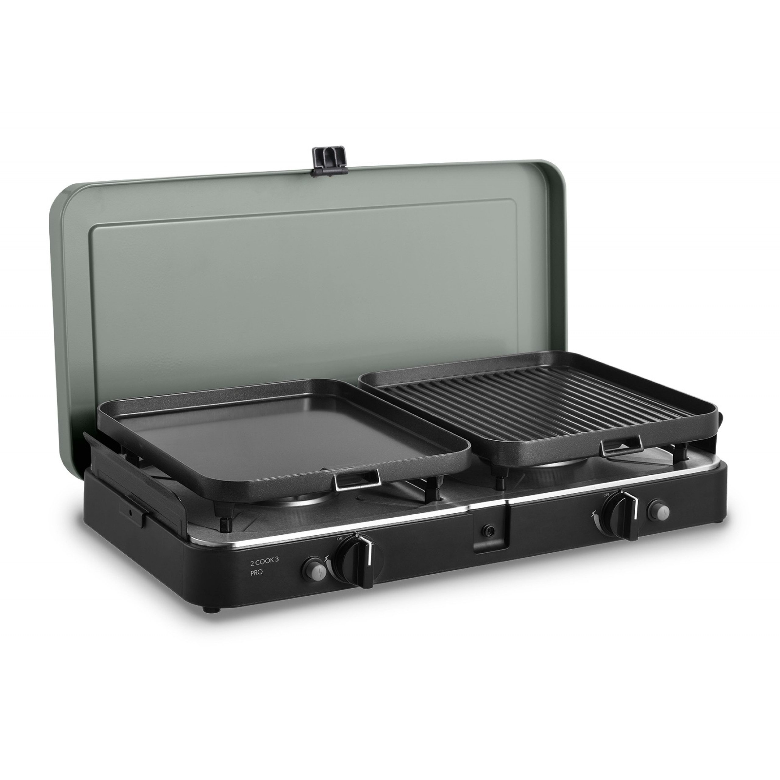CADAC Camping-Gasgrill Cadac 2-Cook 3 Pro Deluxe 30mbar BBQ Gasgrill Tischgrill Campinggrill