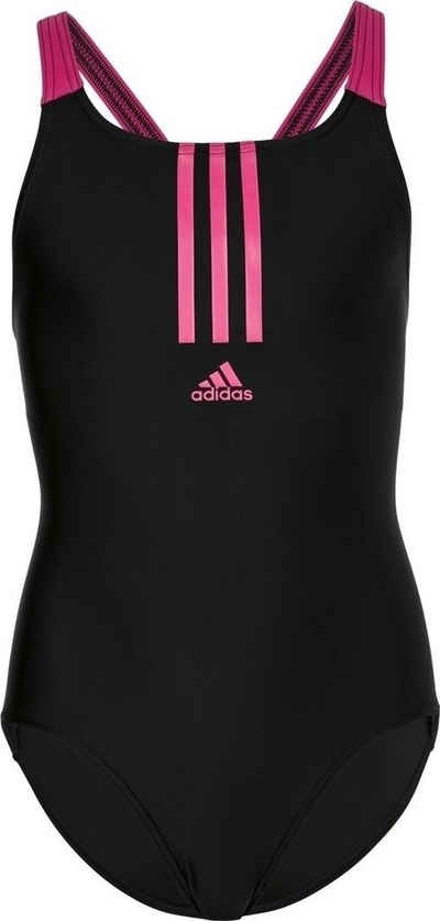 adidas Sportswear Badeanzug YG FIT SWIMSUIT BLACK/REAMAG