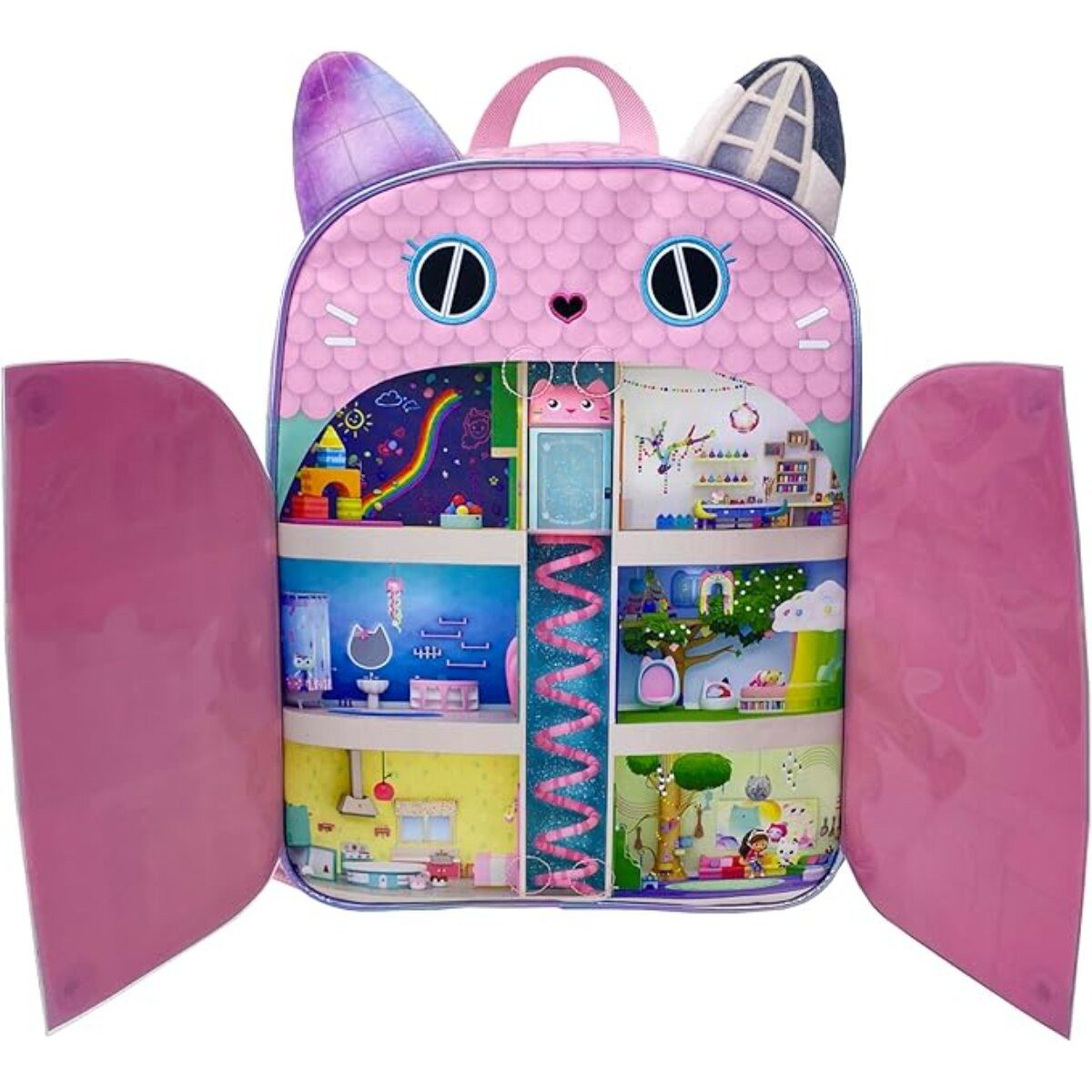Gabby's Dollhouse Kinderrucksack Gabbys Dollhouse Kinder Rucksack 35cm mit magnetischem Deckel (1-tlg)