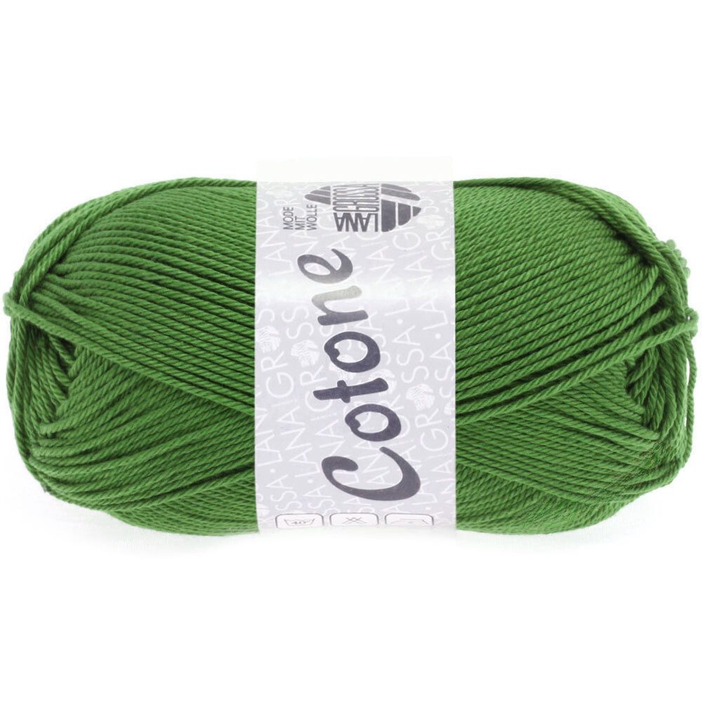 LANA GROSSA COTONE Häkelwolle, 125 m (vielseitiges Baumwoll-Basicgarn), 50 g