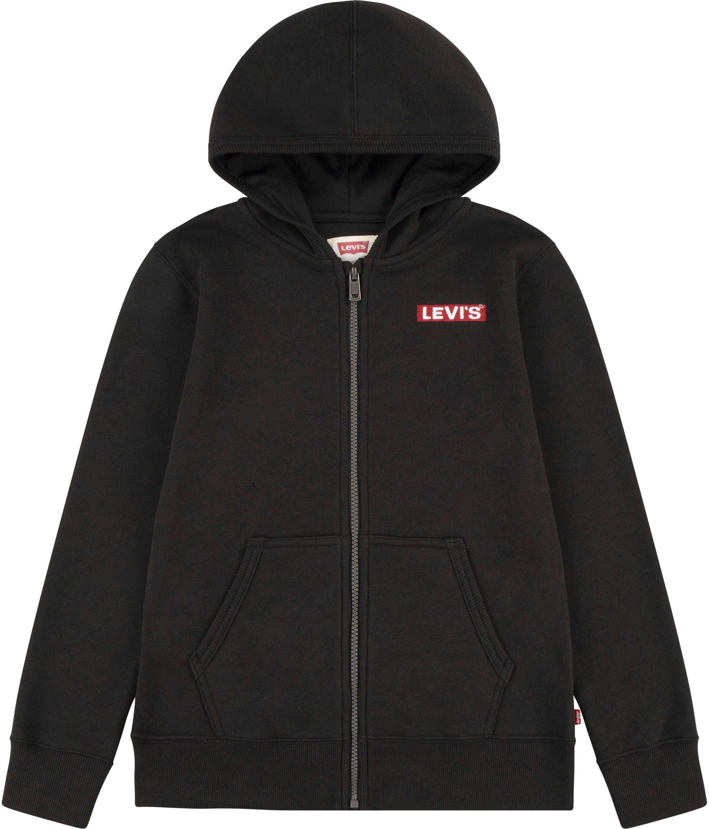 Levi's® Kids Kapuzensweatjacke LVN UNISEX ZIP meteorite BOXTAB FULL HOODIE