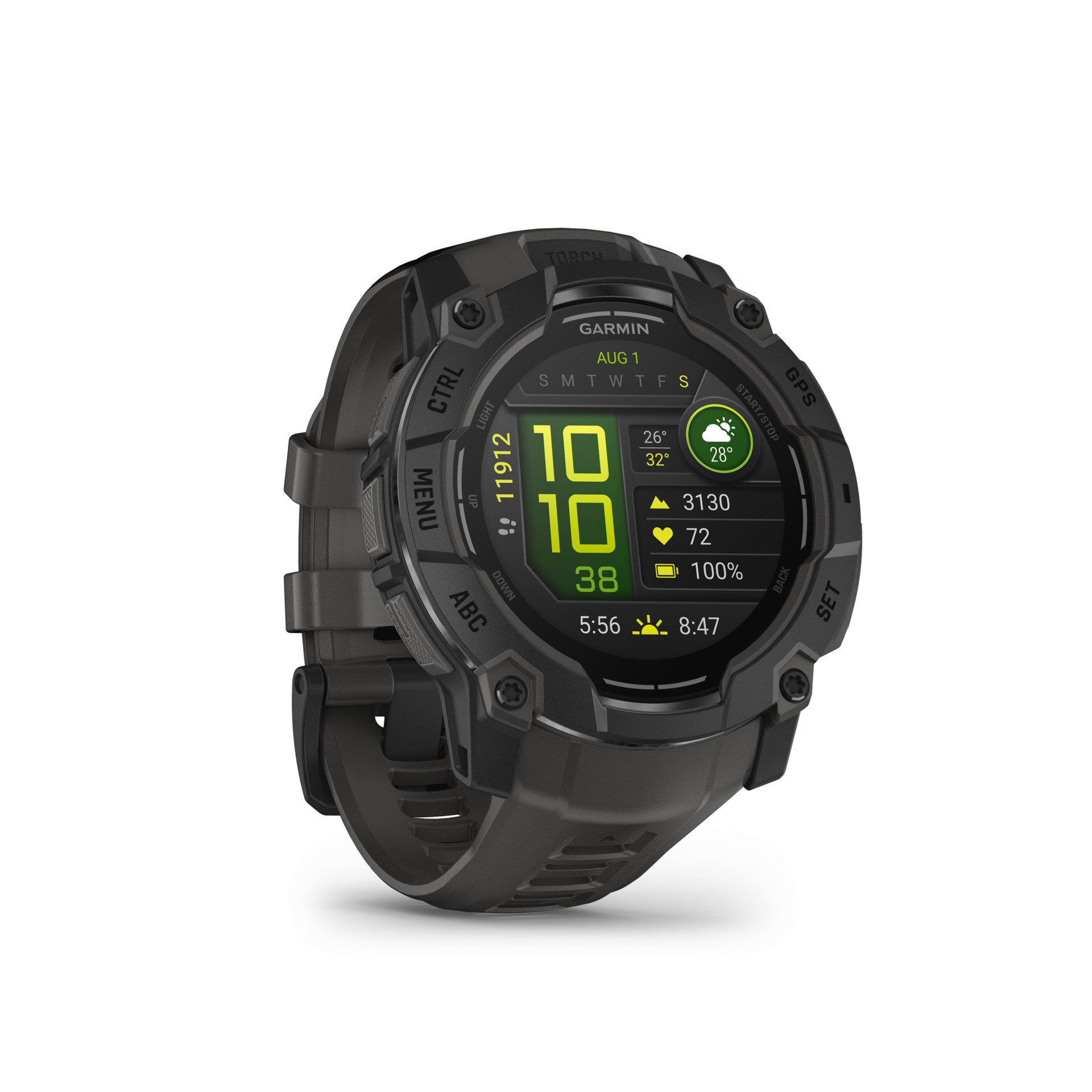 Garmin Instinct 3 AMOLED - 45 mm Smartwatch (3,3 cm/1,3 Zoll, Garmin)