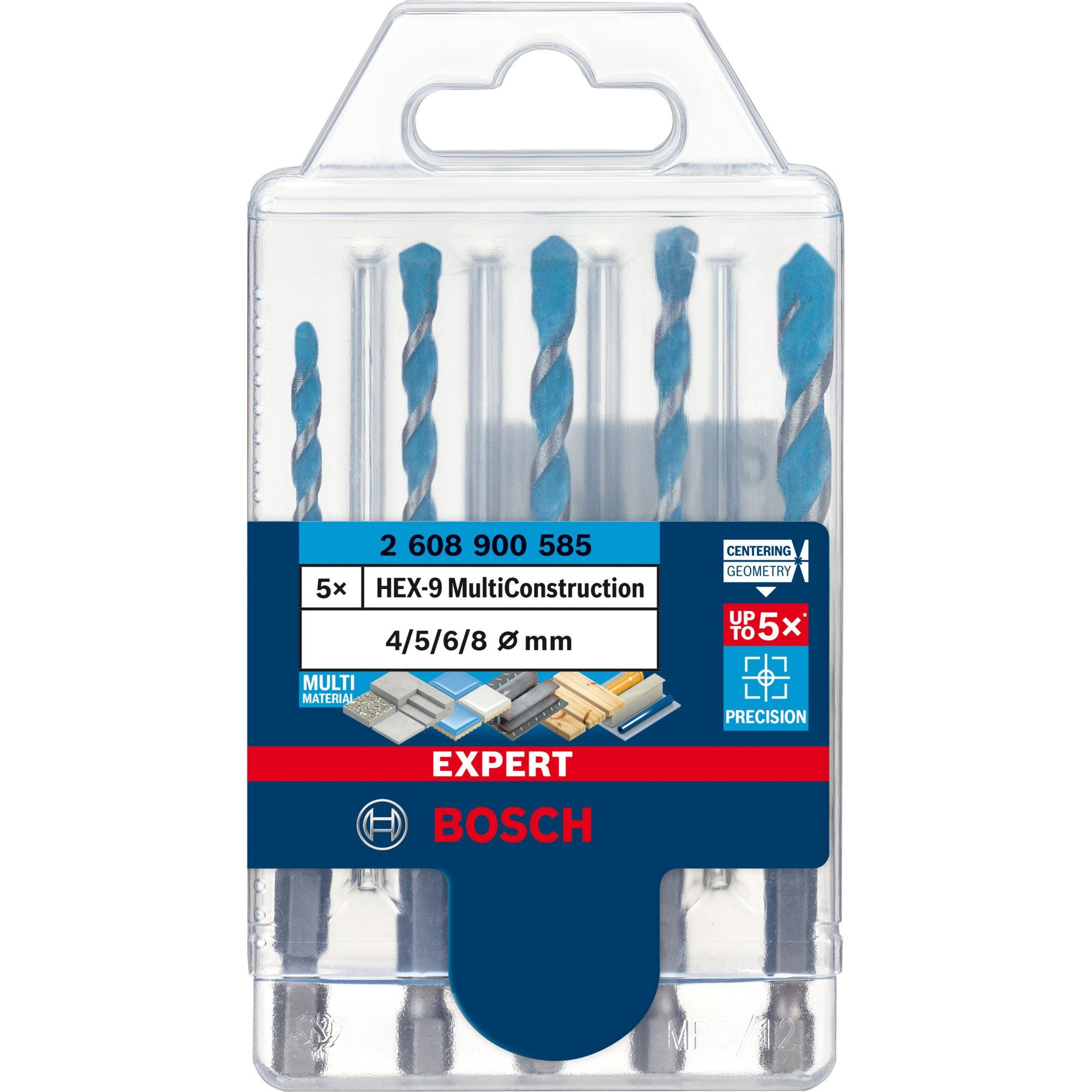 Bosch Professional Bohrer- und Bitset Bosch Professional EXPERT HEX-9 MultiConstruction