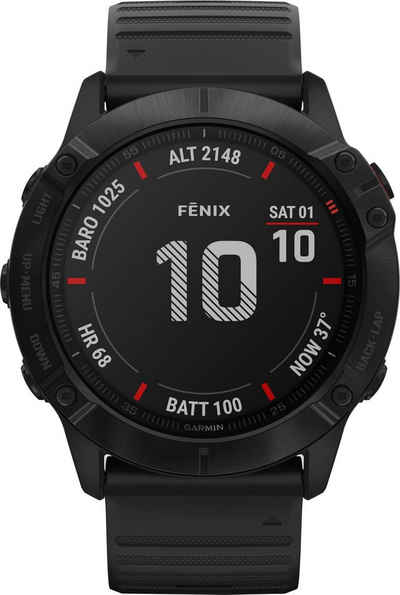 Garmin FENIX 6X Pro Smartwatch (3,56 cm/1,4 Zoll)