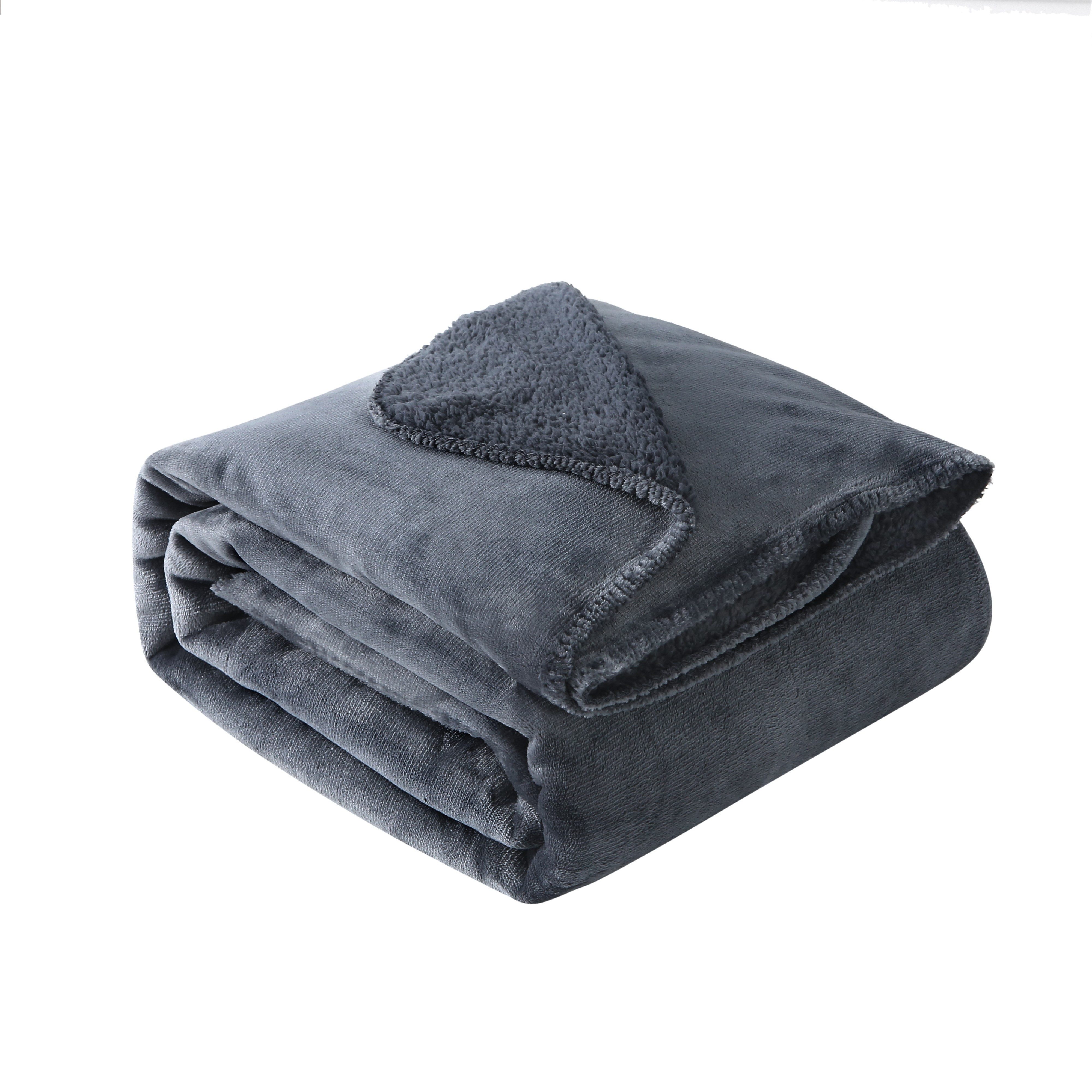 Wohndecke Sherpadecke, Kuscheldecke flauschig Mikrofaser Wohndecke, günstig online kaufen