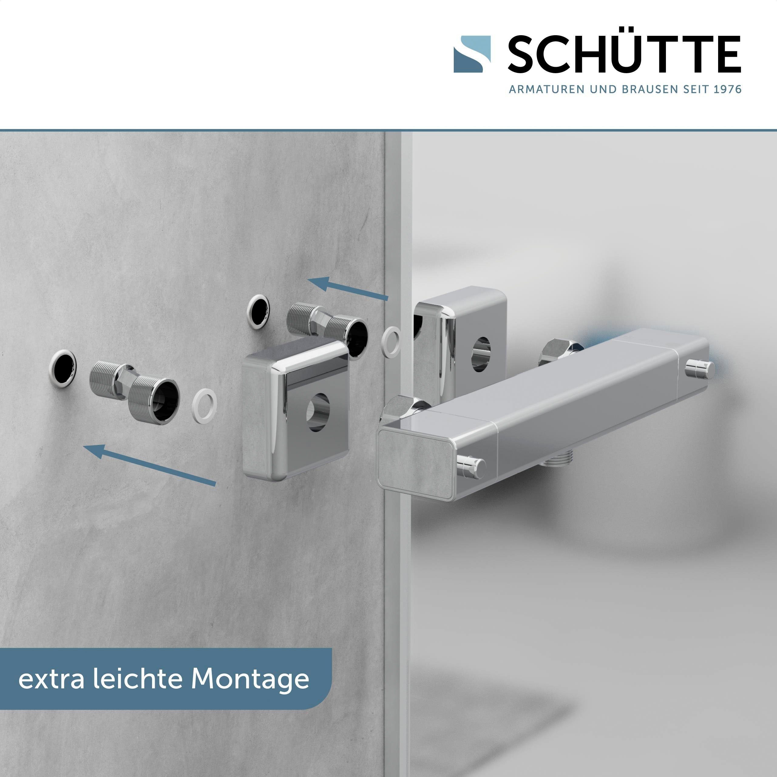 Schütte Duscharmatur Signo mit Thermostat, Mischbatterie Dusche, Duschthermostat in Chrom – Bild 3 von 5