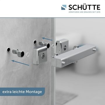 Schütte Duscharmatur Signo mit Thermostat, Mischbatterie Dusche, Duschthermostat in Chrom