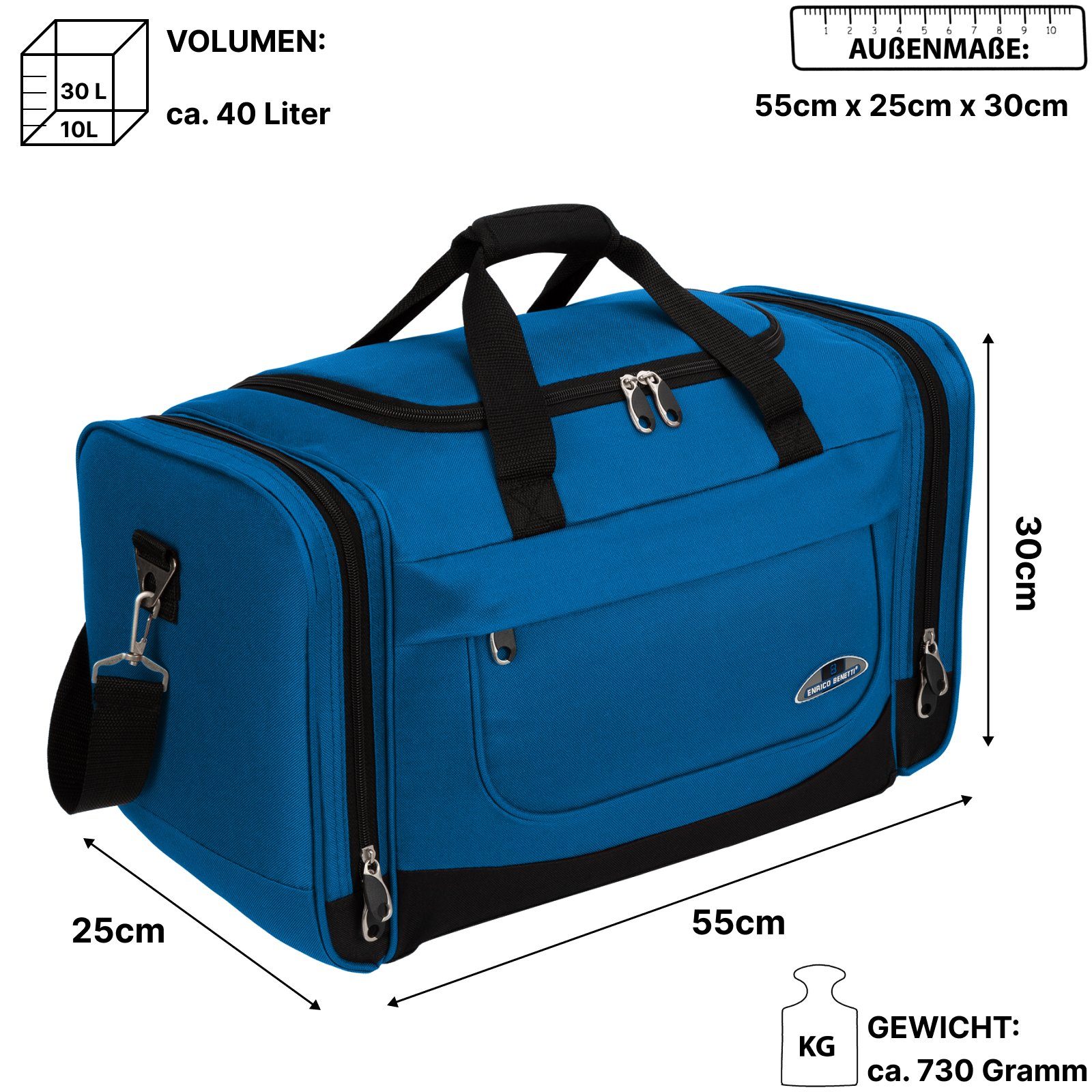 EAAKIE Sporttasche 40 L Reisetasche Saunatasche günstig online kaufen