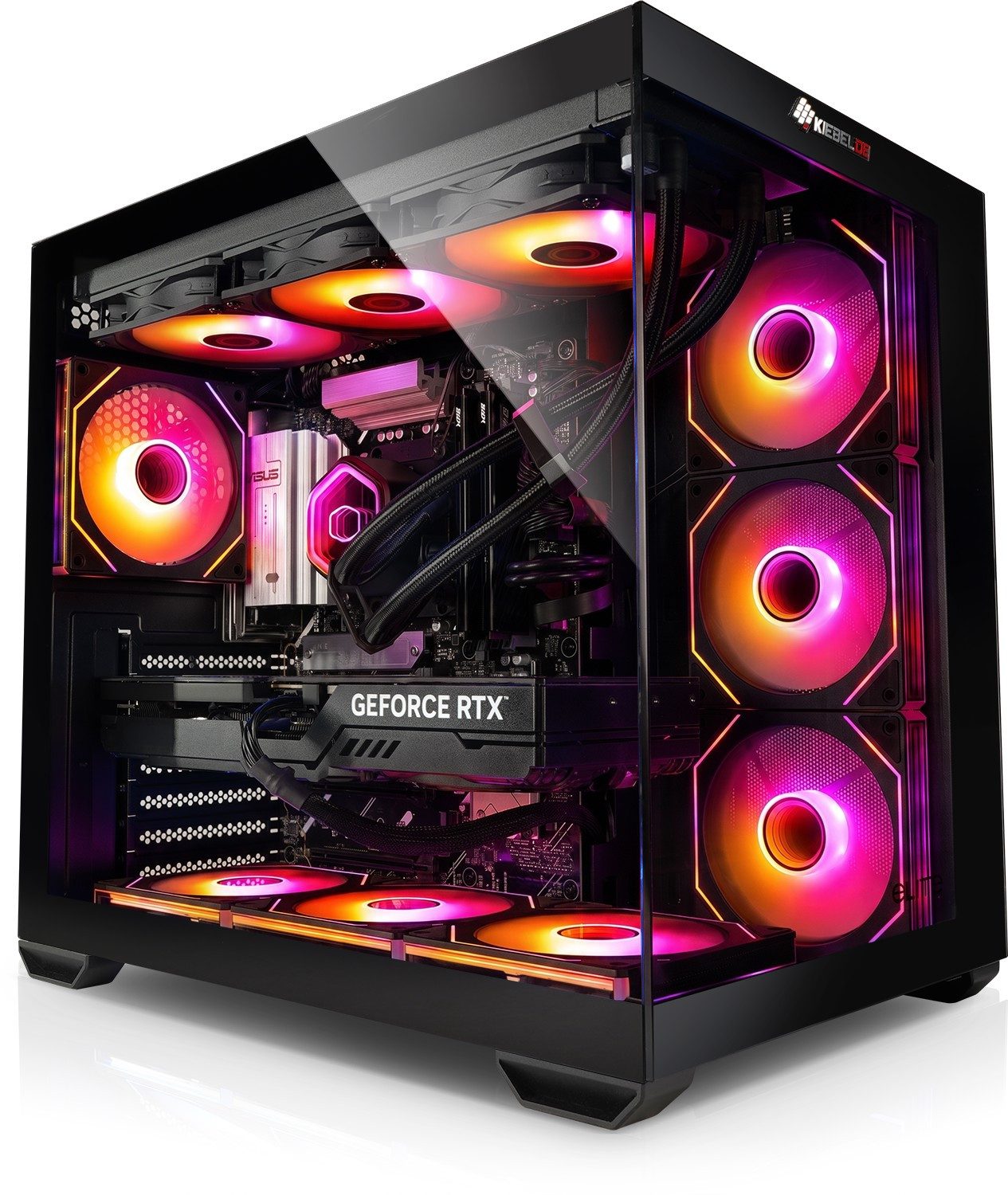 Kiebel Panorama Ultra Gaming-PC (Intel Intel Core Ultra 7 270K Plus, RTX 5070, 32 GB RAM, 1000 GB SSD, Wasserkühlung, WLAN, ARGB-Beleuchtung)