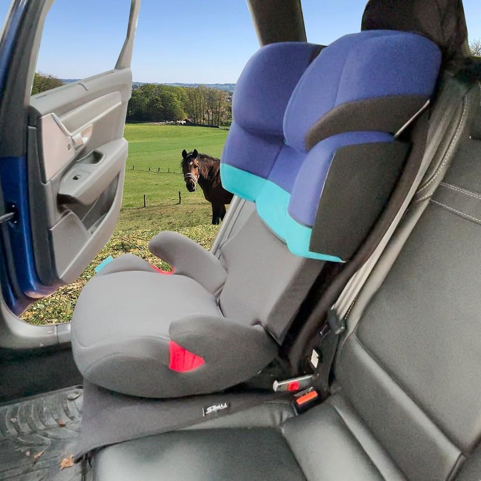 Type S car seat protector, waterproof Drilock, car seat protector made of neoprene. Durable and reusable.