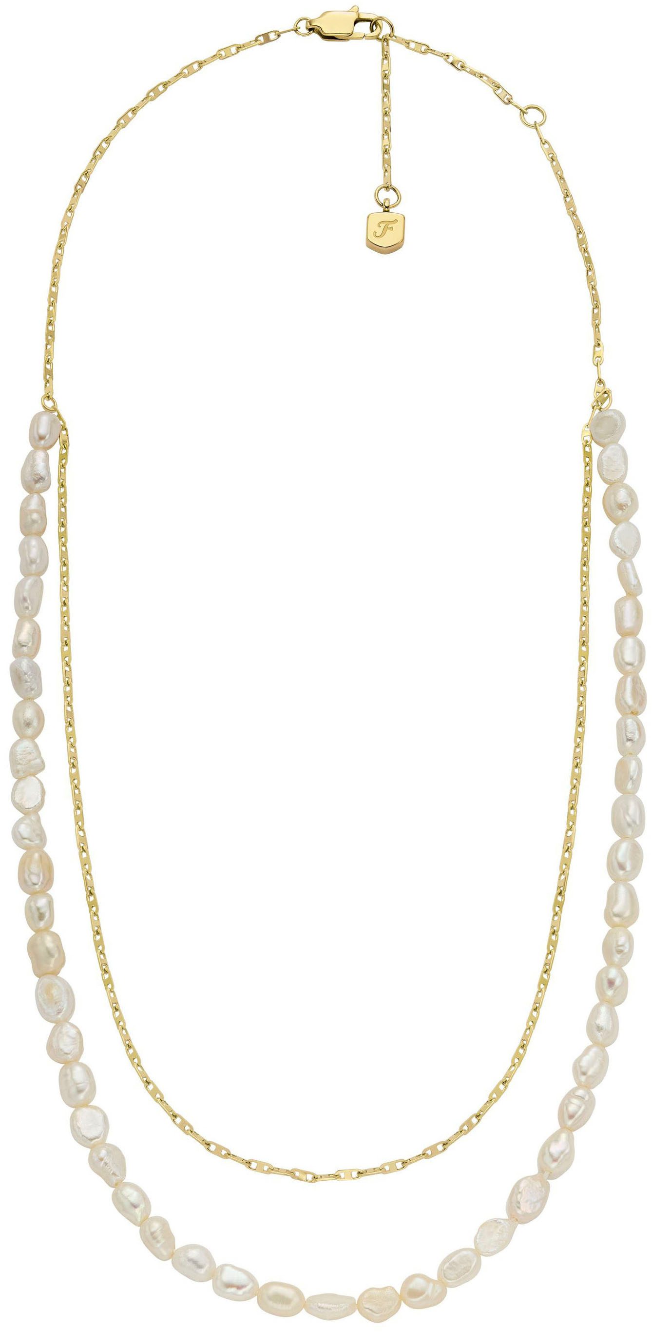 Fossil Edelstahlkette Schmuck Geschenk E...