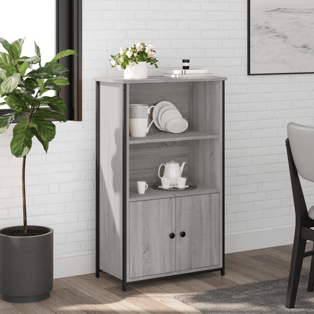 vidaXL Highboard Highboard Grau Sonoma 62x32x103,5 cm Holzwerkstoff (1 St)