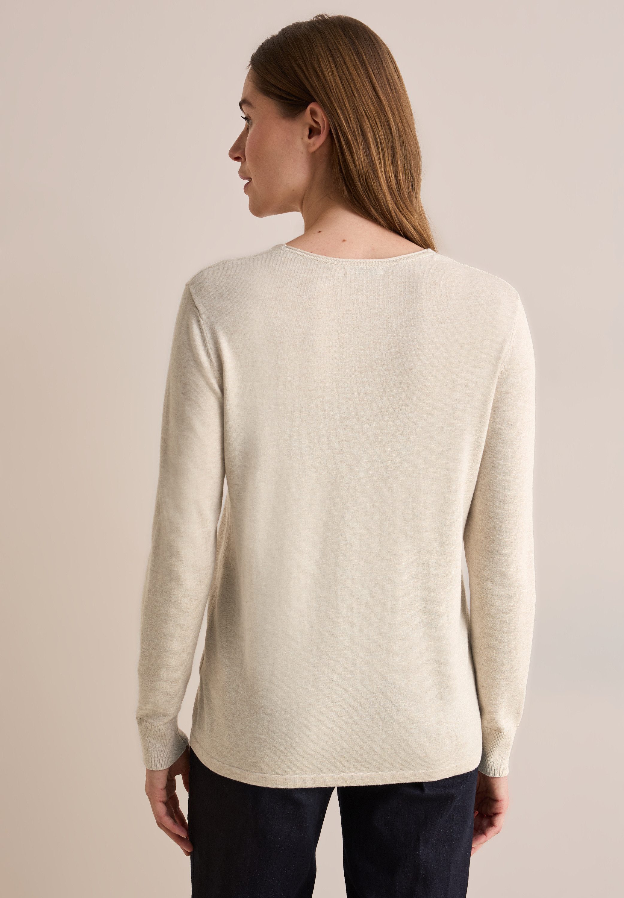 CECIL Strickpullover mit V-Ausschnitt günstig online kaufen